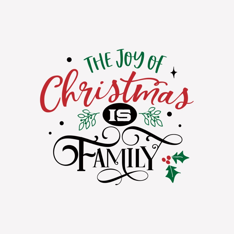 La Joie de Noël et de la Famille Femme T-Shirt
