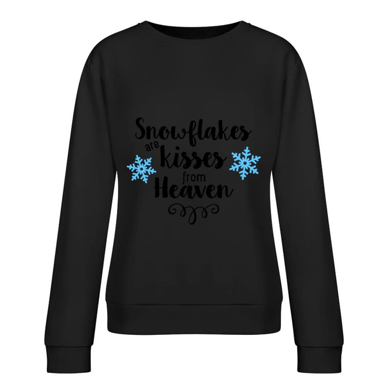 Flocons de Neige de Noël Femme Sweat-shirt à enfiler