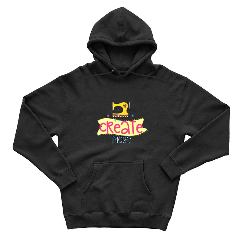 Machine à coudre colorée et créativité Homme Sweat à capuche