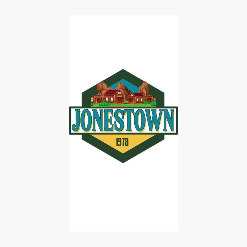 Jonestown - Addams Family Travel Badge iPhone Case