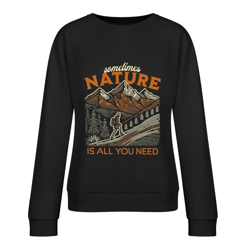 Randonnée en pleine nature Femme Sweat-shirt à enfiler