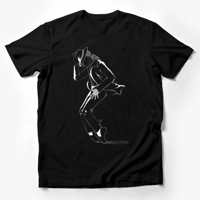 Dynamic Dance Silhouette Male T-Shirt