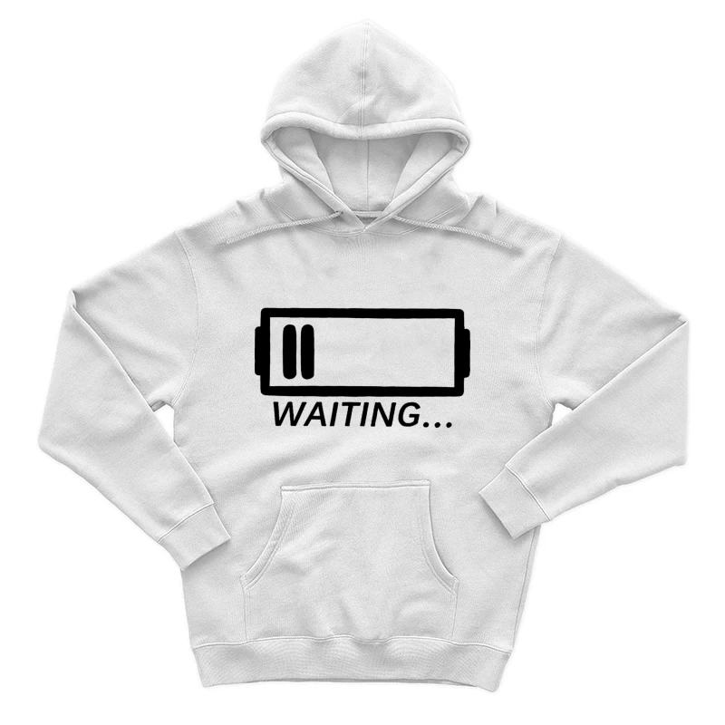Niedriger Batteriestand - Warten... Herren Pullover Hoodie