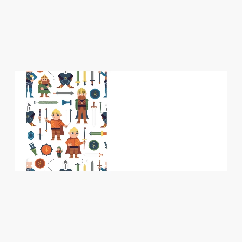 Fantasy Game Character and Weapon Pattern Design Coffee Mug