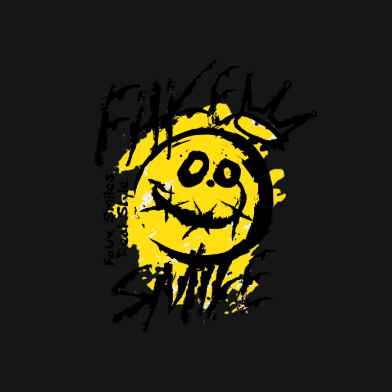 Sourire Faux avec Couronne Homme Manches Longues T-Shirt