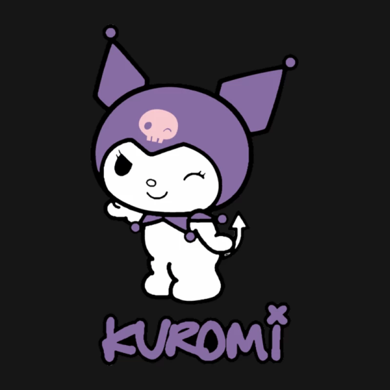 Kuromi Charakter Design Herren T-Shirt