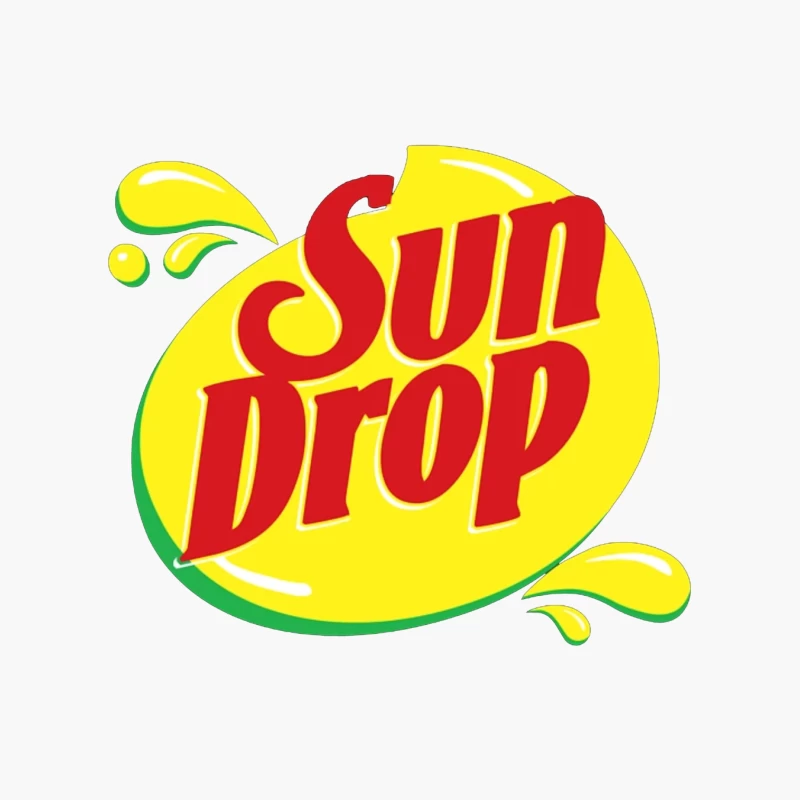 Sun Drop Soda Brand Vintage Logo Design Cotton Tote Bag