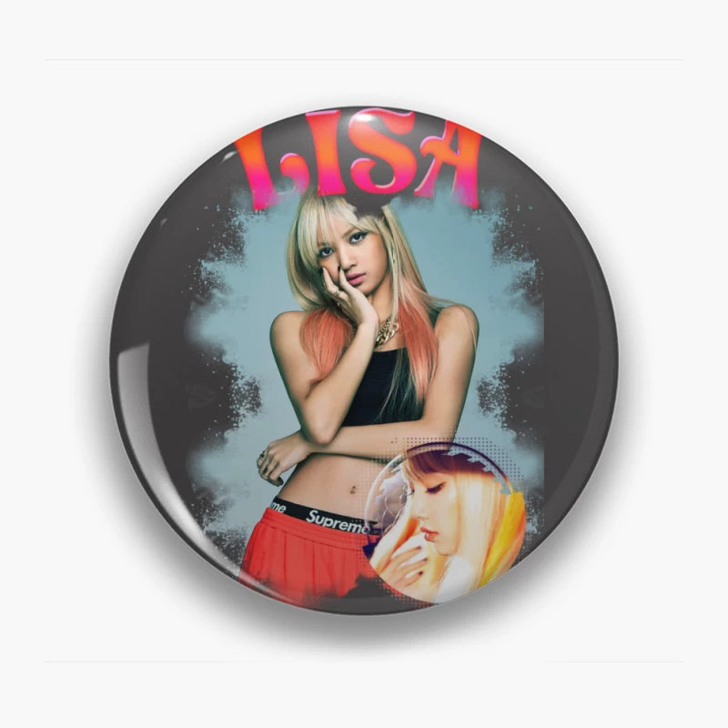 Fashion and Music Icon Pin