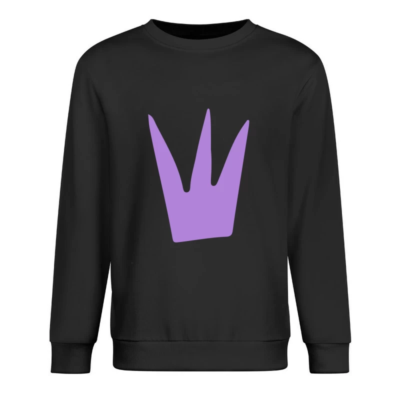 Icône minimaliste violette Homme Sweat-shirt à enfiler