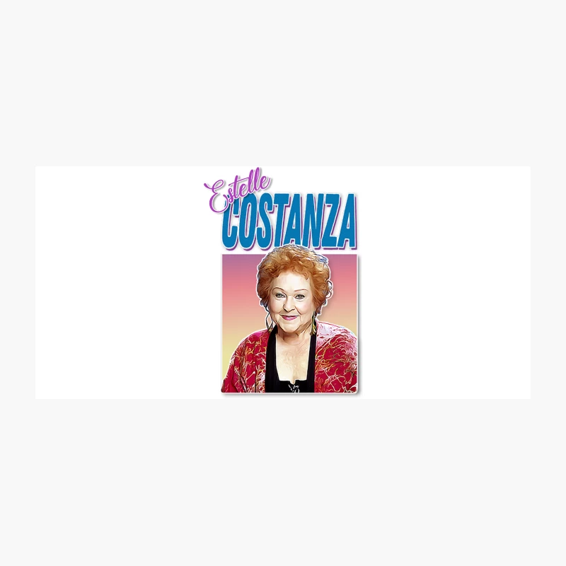 Estelle Costanza Aesthetic 90s Style Tribute Artwork Coffee Mug