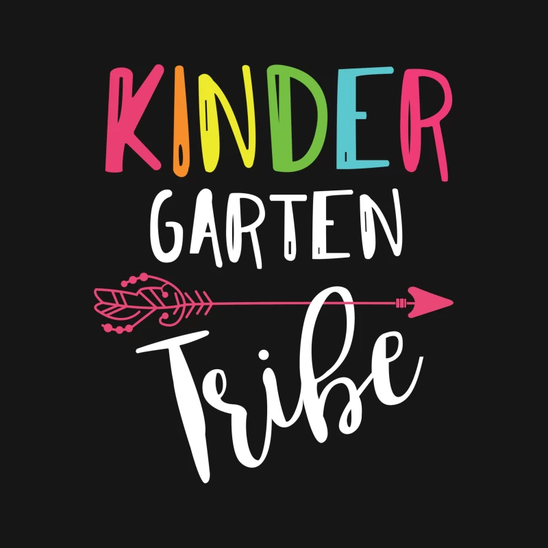 Design coloré - Tribu de la maternelle Femme T-Shirt