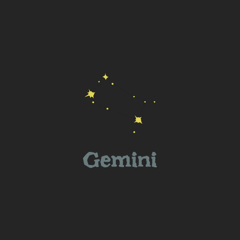 Gemini Sternbild Illustration Herren Pullover Sweatshirt