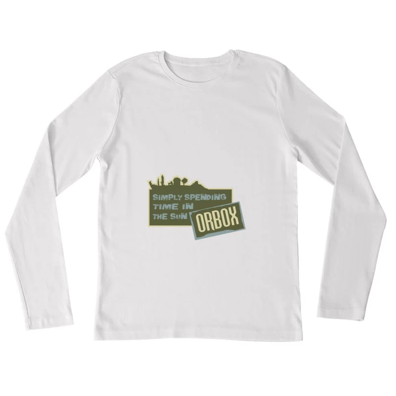 Jardin ensoleillé Orbox Femme Manches Longues T-Shirt