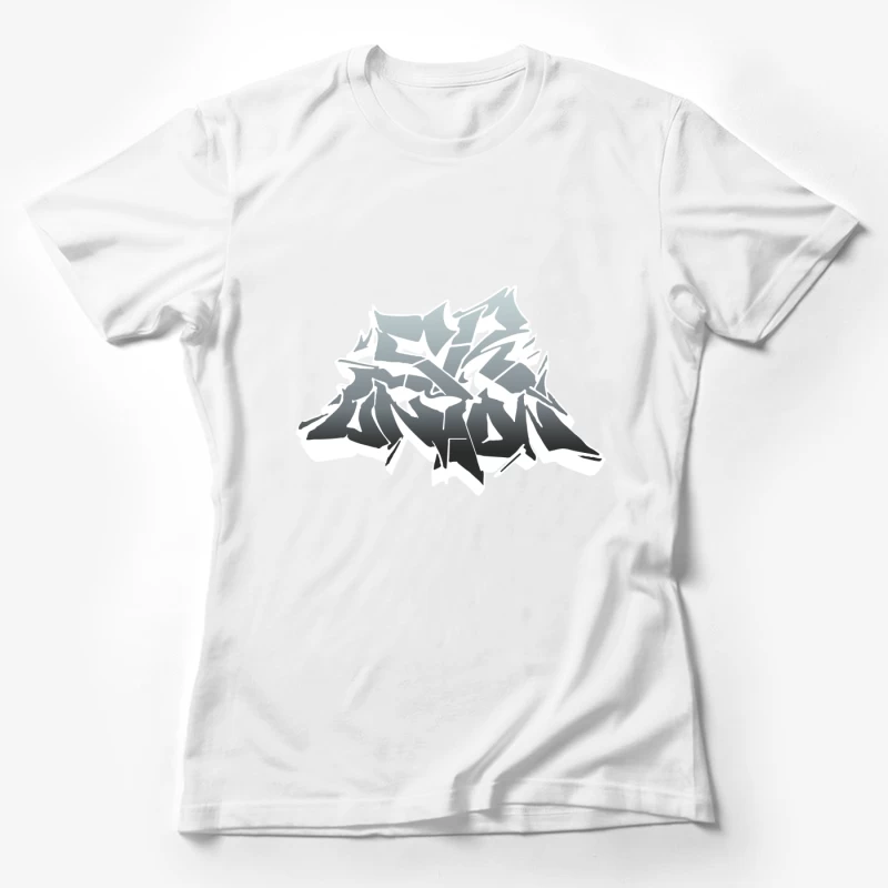 Graffiti-Kunstwerk mit abstraktem Design Damen T-Shirt