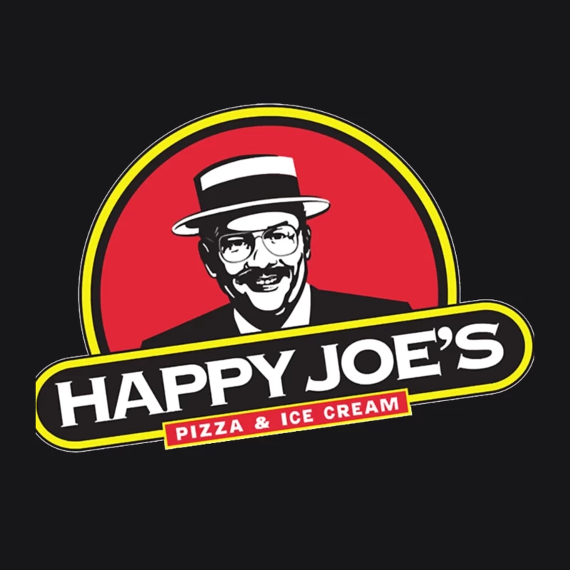 Happy Joe's Pizza & Ice Cream Vintage Restaurant Logo Female Pullover Hoodie