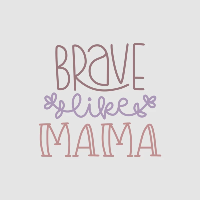 Motivations inspirantes: Brave comme maman Homme Sweat à capuche