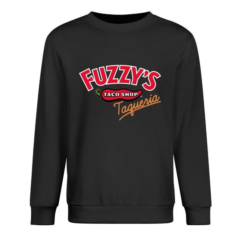 Fuzzy's Taco Shop Taqueria Restaurant Logo Male Pullover Sweatshirt