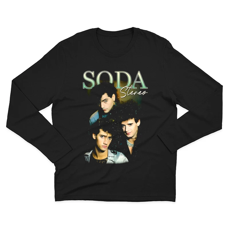 Soda Stereo Band Vintage Male Long Sleeve T-Shirt