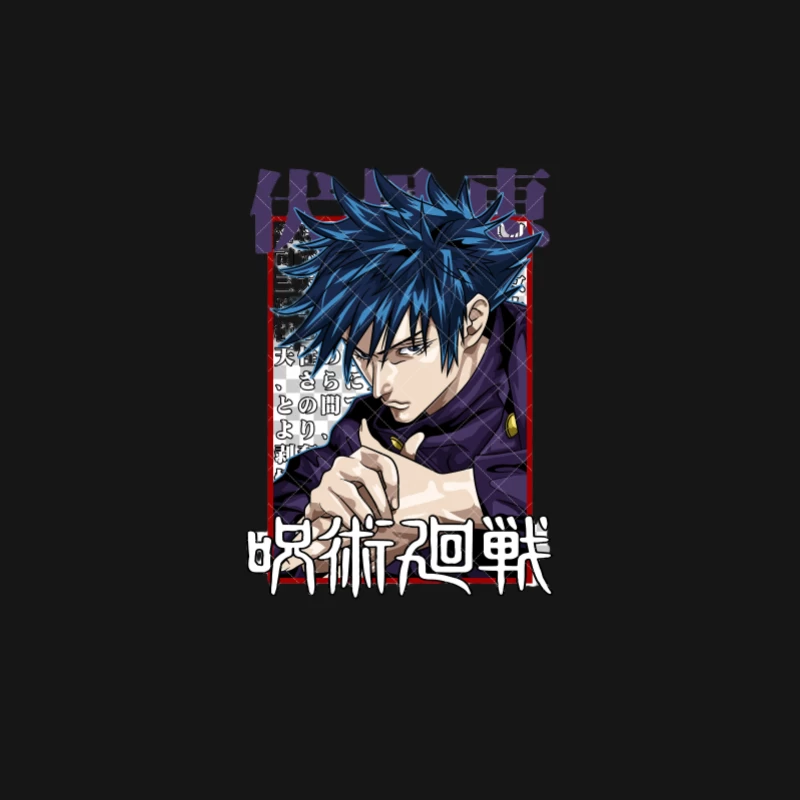 Anime-Charakter mit blauem Haar Damen Langarm T-Shirt