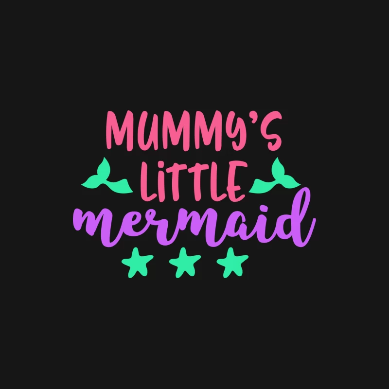 Maman a une petite sirène Homme Manches Longues T-Shirt