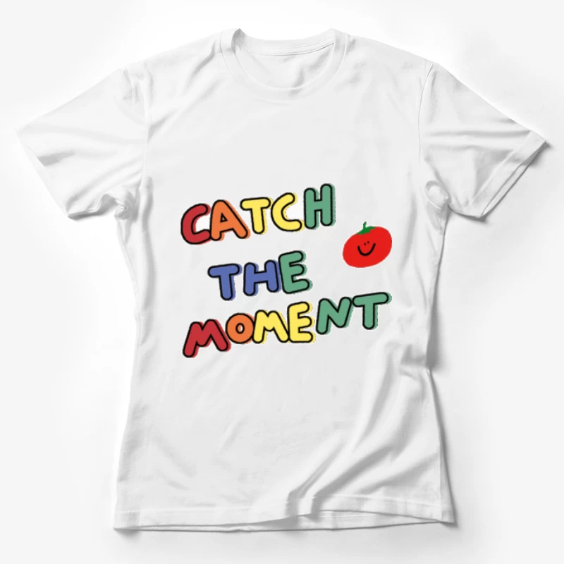 Momente festhalten mit fröhlicher Tomate Damen T-Shirt