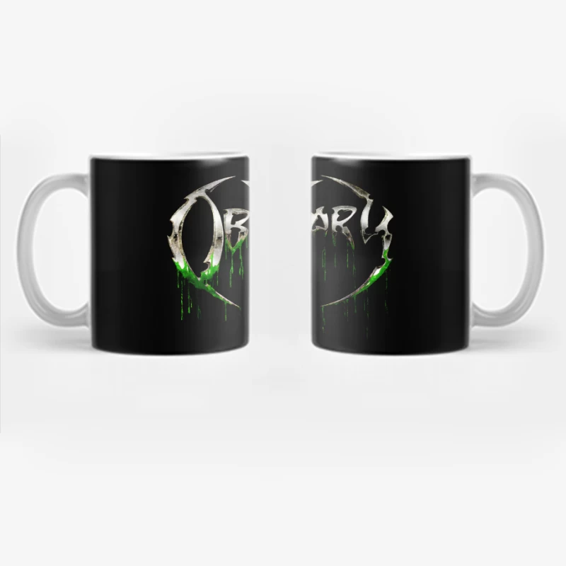 Obituary Slowly We Rot Logo Coffee Mug