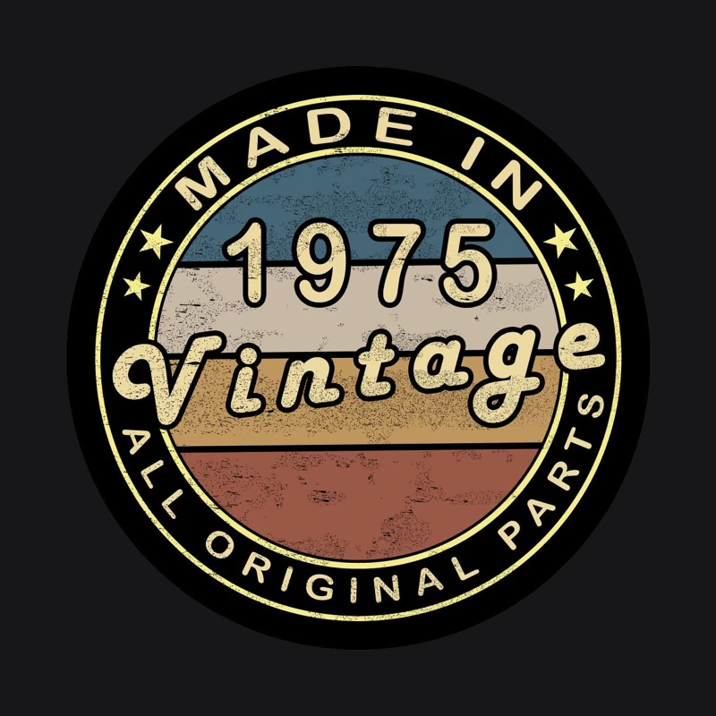 Vintage Design - Made in 1975 Herren Pullover Hoodie