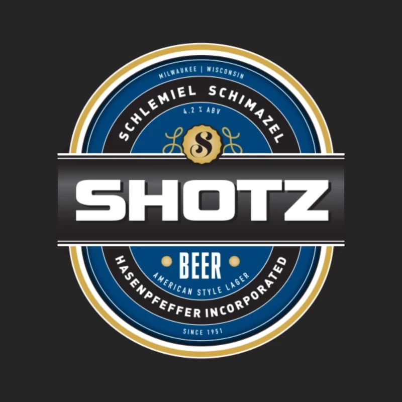 Shotz Beer Male Pullover Sweatshirt