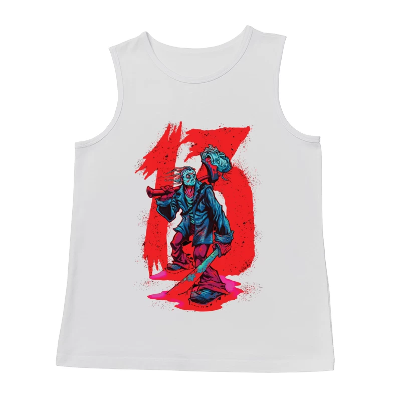 Horror Character Illustration Male Tank Top