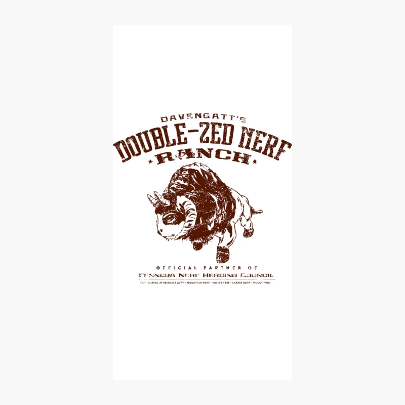 Davengatt_s Double-Zed Nerf Ranch iPhone Case