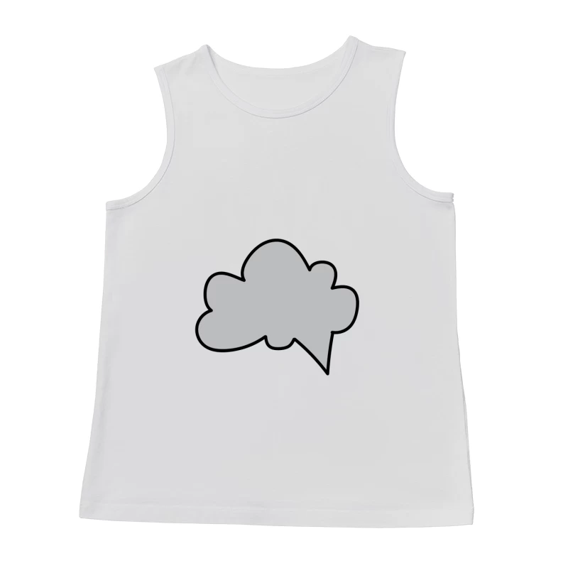 Nuage en forme de bulle Homme Débardeur