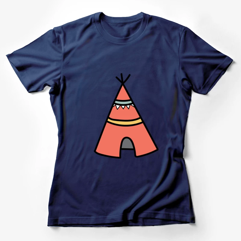 Tente tipi colorée Femme T-Shirt
