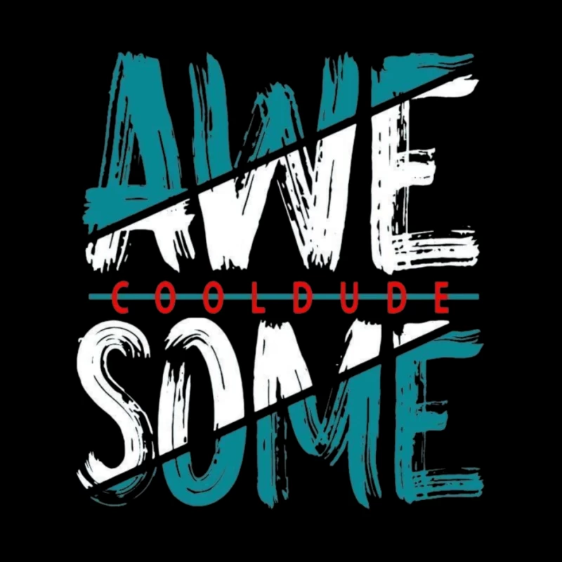 Awesome Cool Dude Graphic Pin