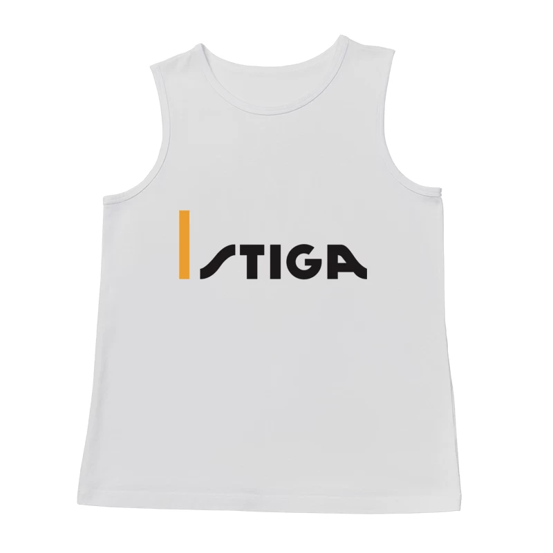 Stiga Sports Equipment Brand Logo Male Tank Top