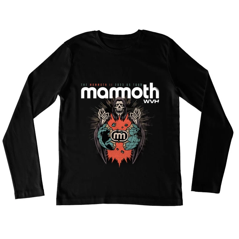 Mammoth Metal Festival 2023 Dark Gothic Poster Design Female Long Sleeve T-Shirt