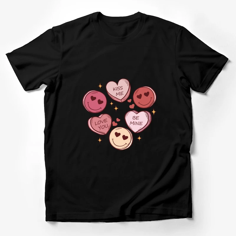 Süße Liebesherzen Design Herren T-Shirt