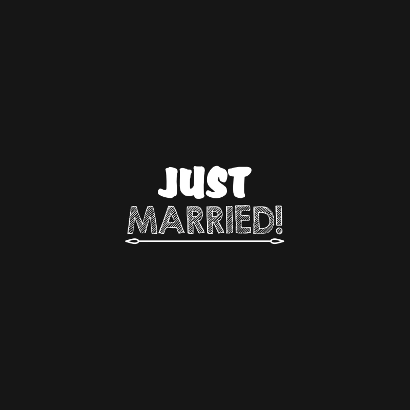 Affiche Just Married Femme T-Shirt