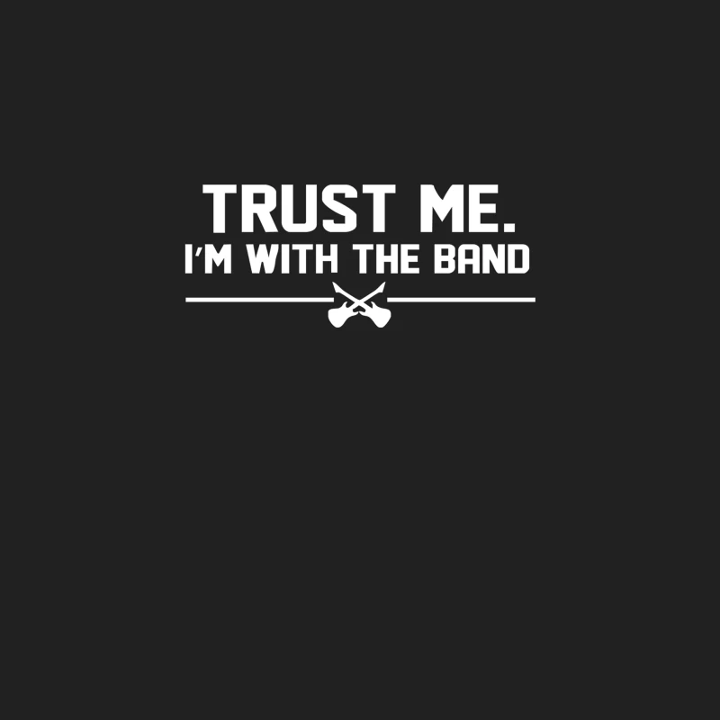 Trust me, I_m with the band - musician rockband guitar bass jam tee Bucket Hat