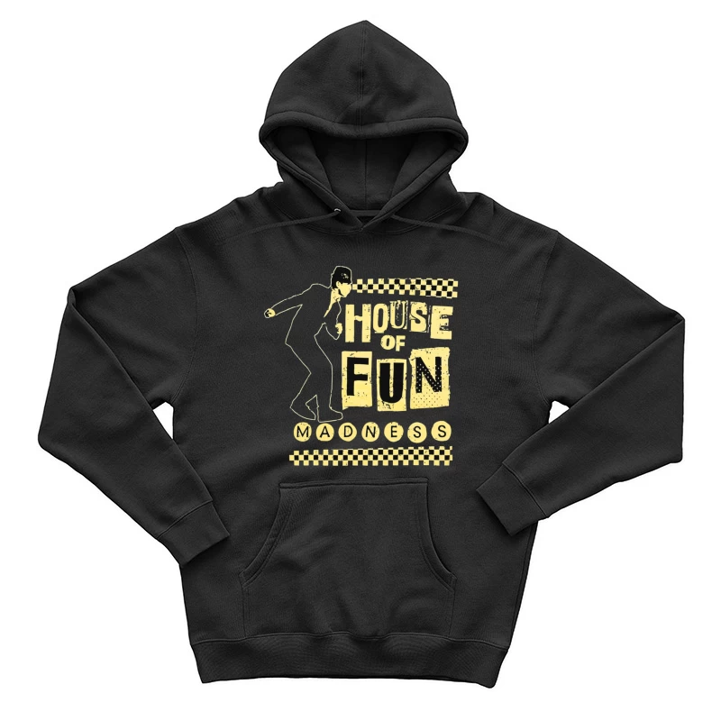 Madness - House of Fun Vintage Band Logo Design Male Pullover Hoodie