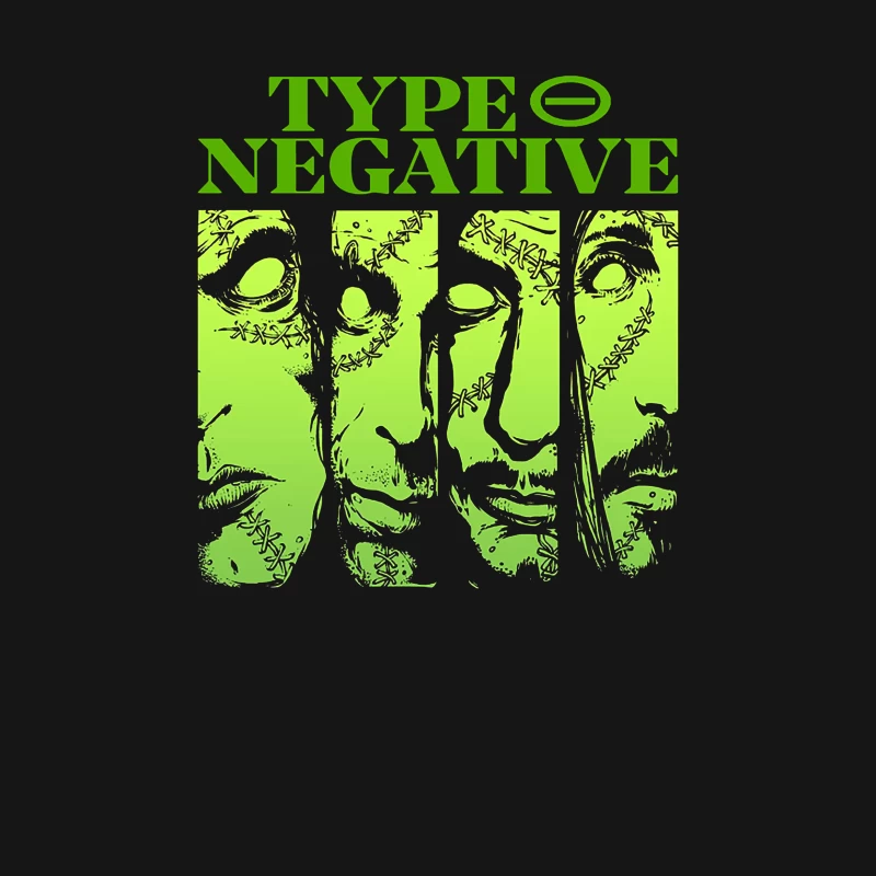 Type O Negative Faces Male T-Shirt