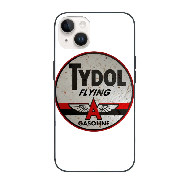 Vintage Tydol Flying A Gasoline Station Logo Sign iPhone Case