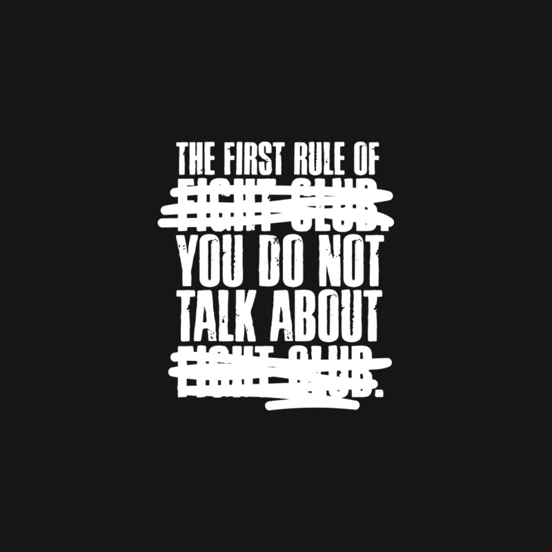 The First Rule of Fight Club... Desk Mat