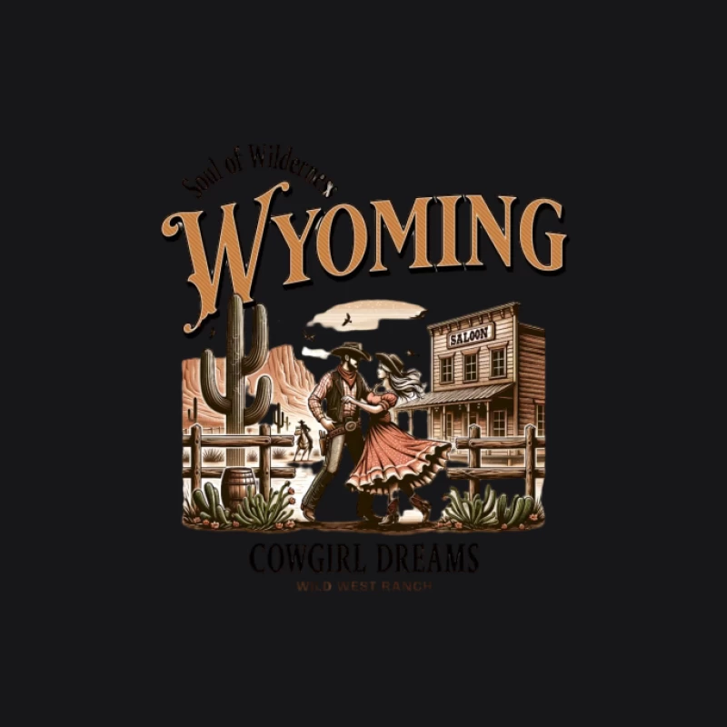 Western Tanz in Wyoming Herren Pullover Hoodie