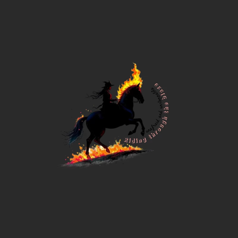 Rider in Flames Baseball Cap