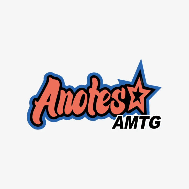 Anotes Logo Design mit Stern Herren Pullover Sweatshirt
