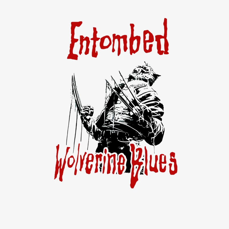 Entombed Wolverine Blues Retro Male Long Sleeve T-Shirt