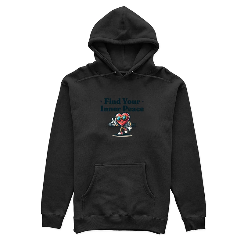 Finde deinen inneren Frieden mit einem coolen Herz Damen Pullover Hoodie