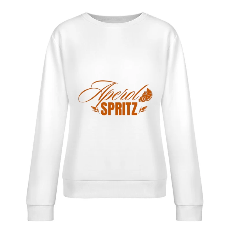Logo Aperol Spritz avec motif d'orange Femme Sweat-shirt à enfiler