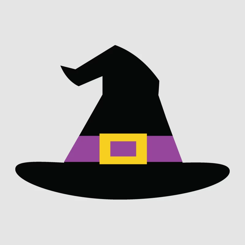 Chapeau de sorcière avec bande violette Homme Sweat à capuche