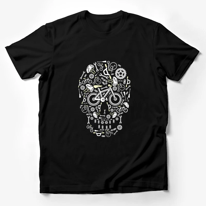 Motif de vélo composé de pièces Homme T-Shirt